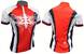 Cyklistický dres STAR, červeno/černá