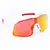 Bílé polarizační brýle Kašmir Sport Sunset Polarized 2.0 SSP6 - skla oranžová zrcadlová