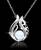 Elegantní lastura s perlou bohatě zdobená krystaly Swarovski Elements