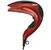 Vysoušeč vlasů UNOLD 87043 Metallic Snake Červený, 1000 W