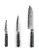 Sada tří damaškových nožů "Santoku"