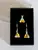 Strieborná súprava Crystals from Swarovski MINI TRIANGLE