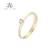 Luxusní zásnubní 14K zlatý značkový prsten Marcus Astory s Diamantem MA208