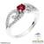 Stříbrný prsten značky Afrodite AS140131