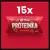 15 x 65 g Balenie proteínových tyčiniek značky "Ryska Proteínka"