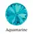 Náušnice SWAROVSKI® ELEMENTS barva Aquamarine