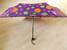 Deštník skládací fialový
