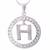 Písmenkový náhrdelník - H