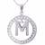 Písmenkový náhrdelník - M