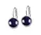 Ocelové náušnice Gemstone - modrý Avanturín