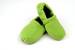 Nahřívací papuče, zeleno-hnědé