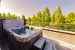 Izba s panoramatickou terasou a vírivkou (26 m²)