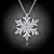 Krásný náhrdelník Crystal Snowflake