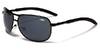 Sportovní černé sluneční brýle Xloop XL13503