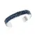 Ocelový náramek Levien Stardust Metal v modré barvě Bermuda Blue
