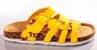 Korkové pantofle žluté model 2-1583
