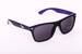 Černo-tmavě fialové brýle Kašmir Wayfarer - skla středně tmavé