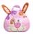 Svačinová taška přes rameno Okiedog - světle růžový králík