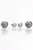 Náušnice zdobené křišťálovými kameny Swarovski® - Crystal dark grey pearl