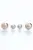 Náušnice zdobené křišťálovými kameny Swarovski® - Crystal bronz pearl