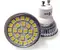 LED žárovka GU10 TEMP 24SMD 5050 studená bílá