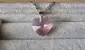 Náhrdelník Xilion Heart - Crystal Antique Pink