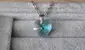 Náhrdelník Xilion Heart - Light Turquoise
