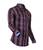 Košile Pontto fialovo-hnědá kostka (P-7014-01)