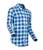 Košile Pontto modrozelená kostka (P-7011-01)