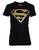 Dámské triko Superman Logo Gold + oficiální krabička