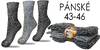 Pánské ponožky z ovčí vlny - 43 - 46