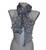 Podzimní šátek s puntíky- šedý- F.2
