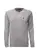 Ralph Lauren Svetr V-NECK SWEATER Grey Melange (navy)