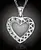 Nádherné srdce "Crystal Heart"