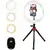 LED Kruhové světlo RING LIGHT se stativem, 3000-6000K, 24W, 26cm