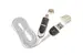 USB kabel 2v1-bílý