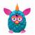 Furby Cool - tyrkysový, růžové uši