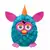 Furby Cool - tyrkysový, růžové uši