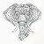 Elephant in ethnic style