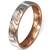 SL07 Ocelový prsten s měděným nápisem Love