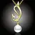 Perlový náhrdelník Pearl Dolphin Gold - White Pearl