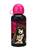 Černá hliníková lahev Monster High s růžovým uzávěrem