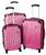 Sada 3 kufrů v ABS provedení Travel Lex - Colors - růžová