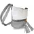 Crossbody kabelka grey/white