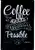 Plechová cedule Coffee