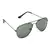 Černé brýle Kašmir Pilot Polarized PP10 - skla zelená tmavá