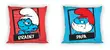 Polštář SMURFS 02 , 40 x 40 cm