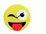 Hodiny se smajlíkem Emoji Mrkající
