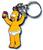 Kovová klíčenka Homer s pivkem