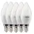 5x Tesla LED žárovka svíčka CANDLE E14 3,5W